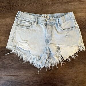 FREE People Denim cutoff shorts
